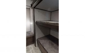 Interior rental RV bunk beds #2