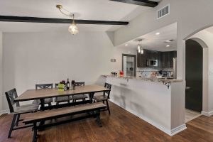 Rental House dining, and kitchen space